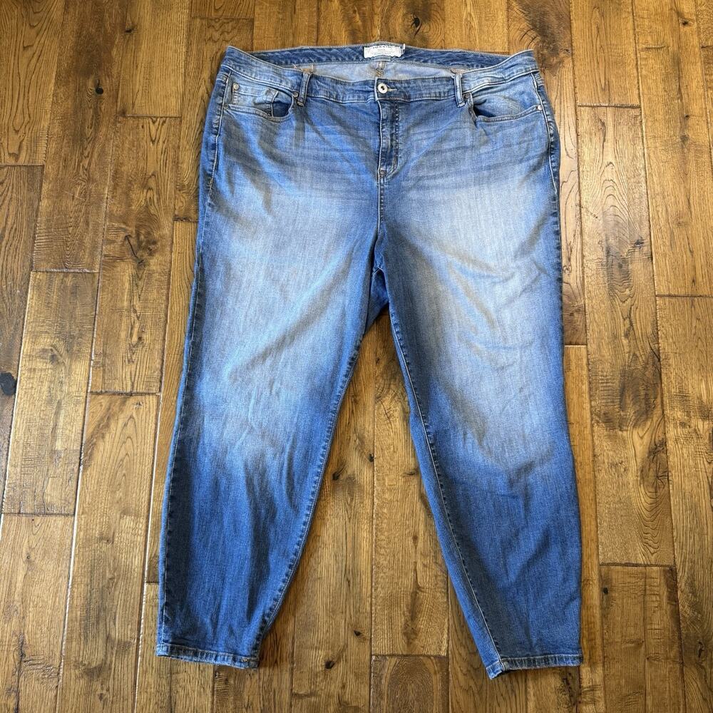 Torrid Denim Jeggings Jeans Skinny Stretch Med Wash High Rise Women's Sz 26T
